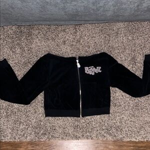 Dolls Kill Black Zip-Up Jacket